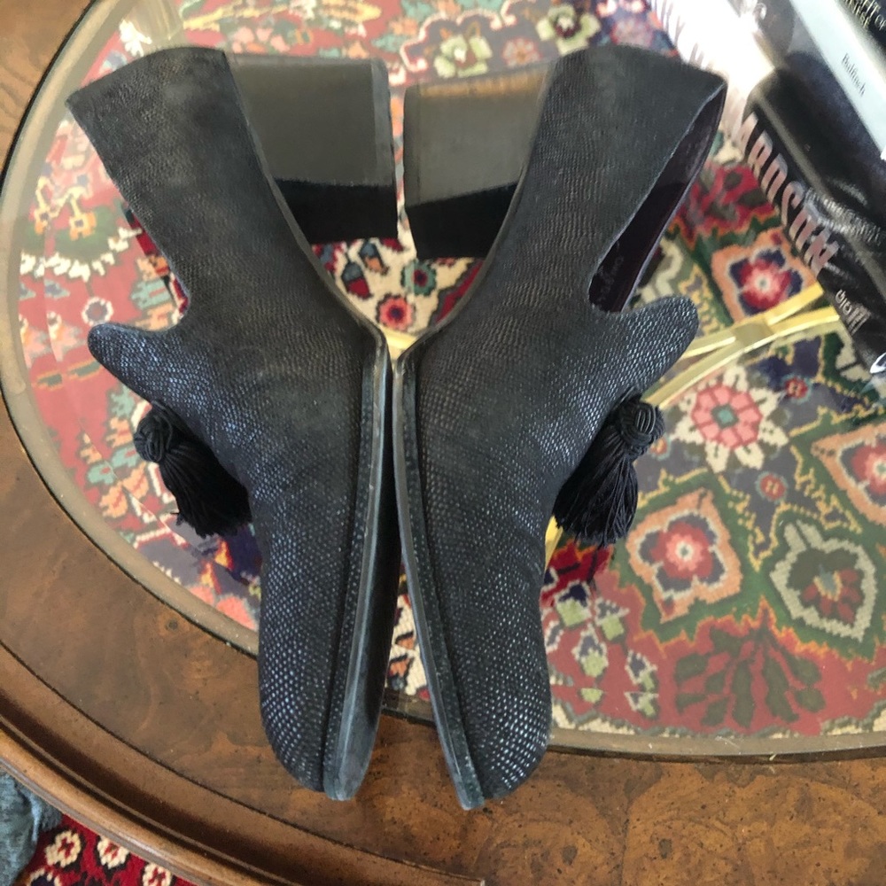 Stuart Weitzman Razmataz Tassel Loafers Shoes 9.5 - Picture 4 of 9